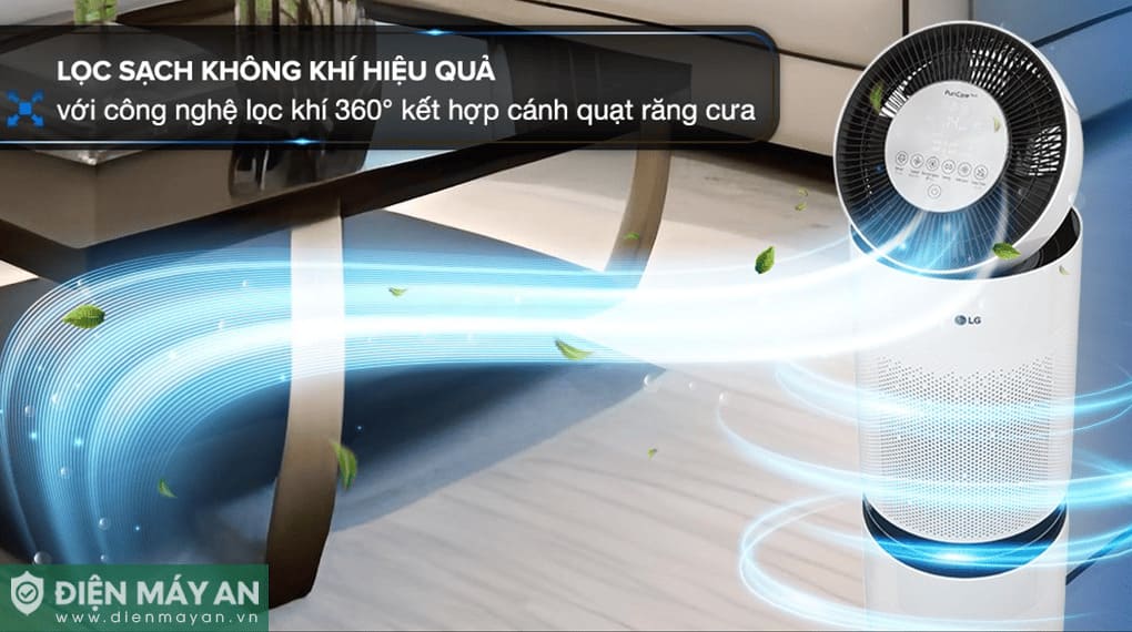 Máy Lọc Không Khí 2 Tầng LG PuriCare AS10GDWH0.ABAE 70W